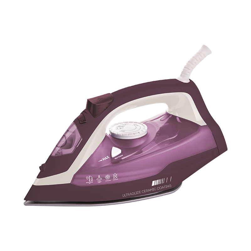Anti-drip Ceramic Soleplate Mini Portable Steam Iron